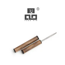 TANGPIN из натурального бамбука и нержавеющей стали, нож для чая пуэр, аксессуары для чая, бамбуковые чайные наборы