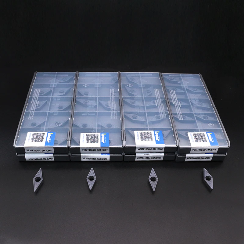 

VCMT160404 SM IC907 IC908 VCMT160408 SM IC907 IC908 High quality carbide blade CNC lathe parts tool VCMT160404 turning tool