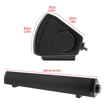 

Bluetooth Multi-media Soundbar Computer Speaker Mobile Phone Computer Universal Mini Strip Speaker 2 Speaker Stereo for home