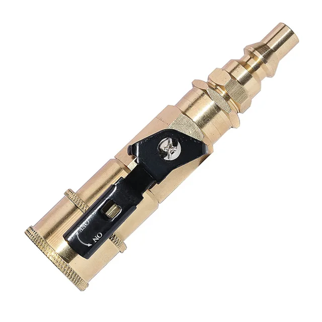 Mindig 1/4 "Marine Rv Propane Gyors Csatlakozás Adapte A Lezáró Szeleppel És Teljes Áramlási Dugóval Forpropane Tömlő, Propán Vagy Natura - Image 2