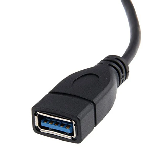 USB 3,0 прямой угол 90 градусов удлинитель адаптер «Папа-мама» шнур, 20 см
