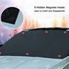 Automobile Magnetic Sunshade Cover Car Windshield Snow Sun Shade Waterproof Protector Cover Car Front Windscreen Cover ► Photo 2/6