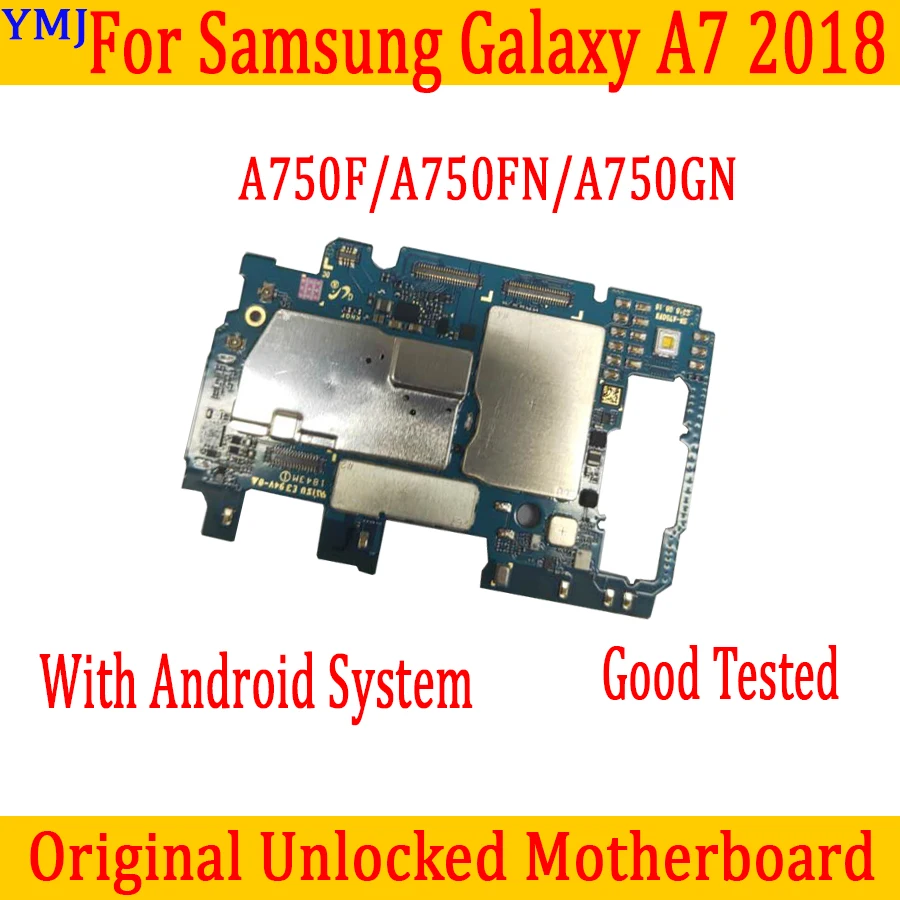 С системой Android для материнской платы Samsung Galaxy A7 2018 A750FD/A750FN/DS оригинальная