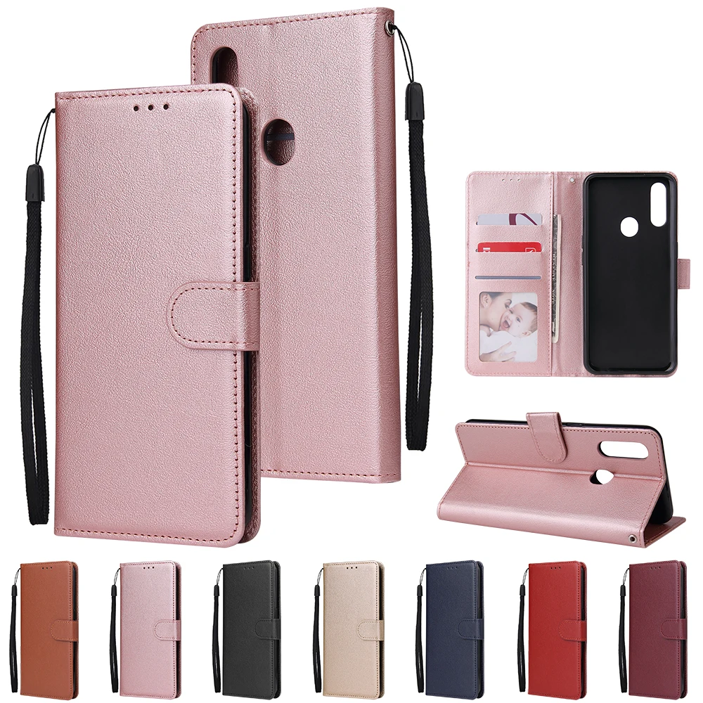 Leather Case For Samsung Galaxy A12 A21S A71 A51 A50 A40 A20e A10 S7 S6 Edge S10e S10