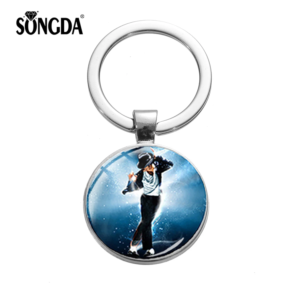 SONGDA Monumental Michael MJ брелок популярная Звезда Певица Танцующая подвеска