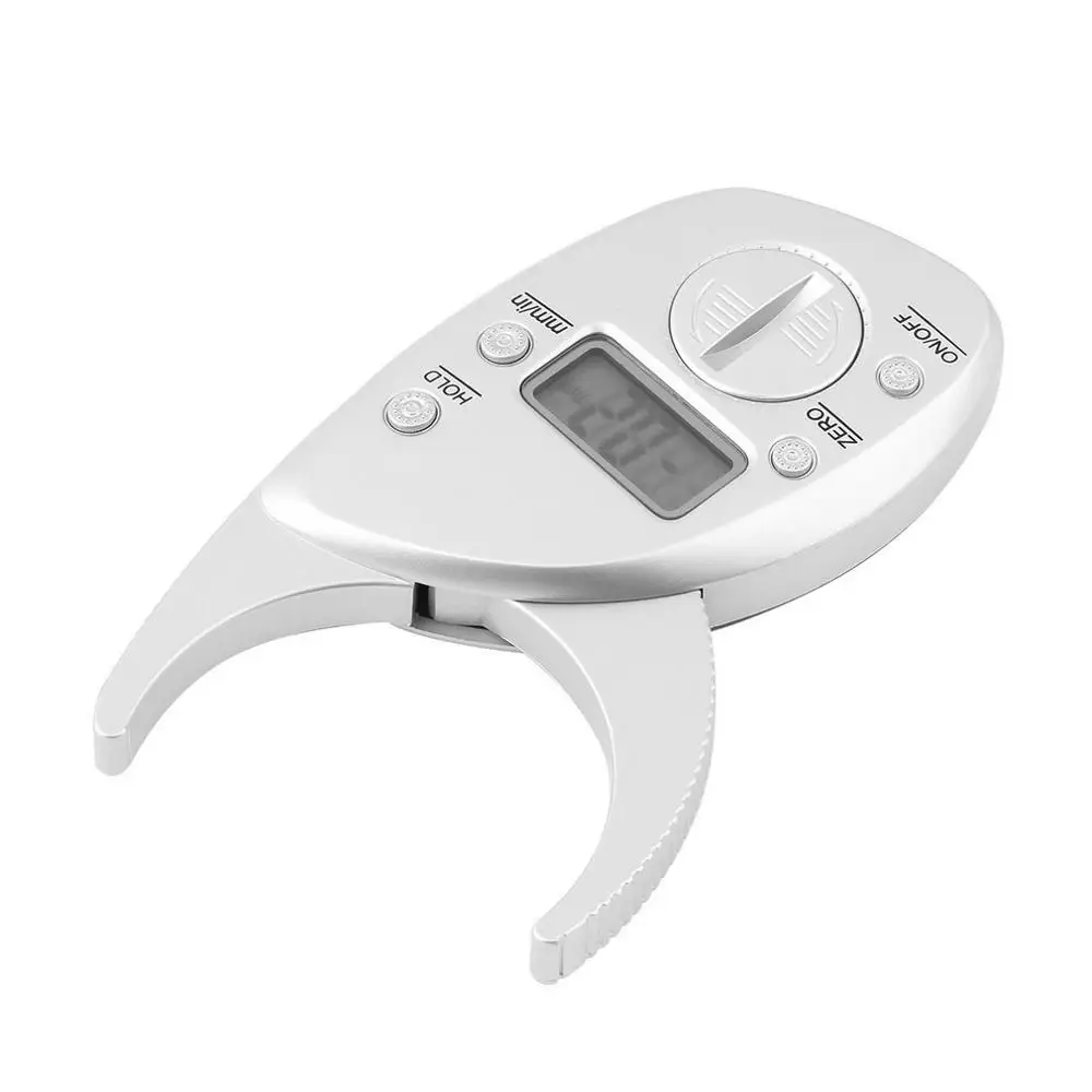 

ABS Plastic Stylish and Lightweight Body Fat Caliper Monitors Electronic Digital Body Fat Analyzer Pack Skin Muscle Tester
