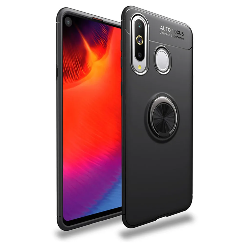 

For Samsung Galaxy A9 Pro 2019 Case Luxury Ring Full Soft Silicone Cover Case For Samsung A9Pro 2019 G887N SM-G887N Phone Case