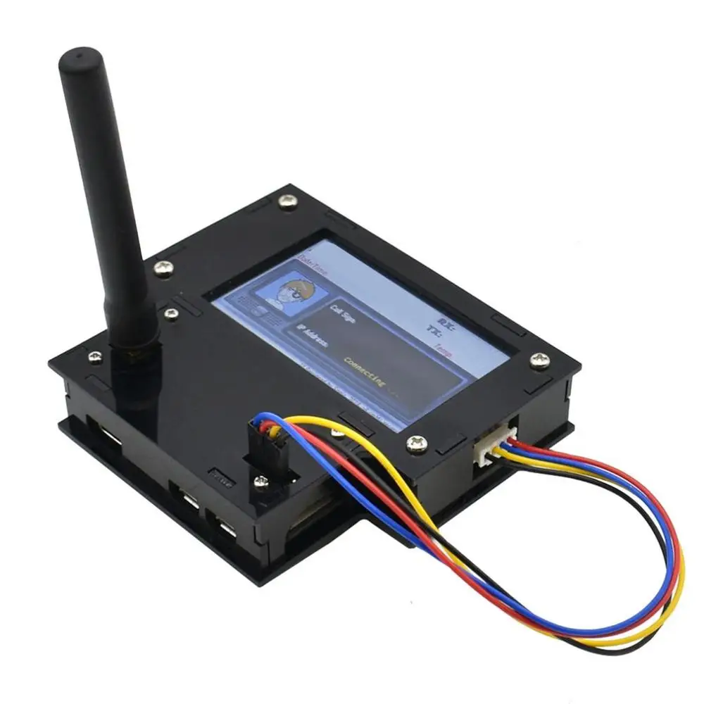 MMDVM HS Hat точка доступа Zero W+ 3," ЖК-экран+ 8G SD+ акриловый чехол для Raspberry Pi P25 DMR YSF