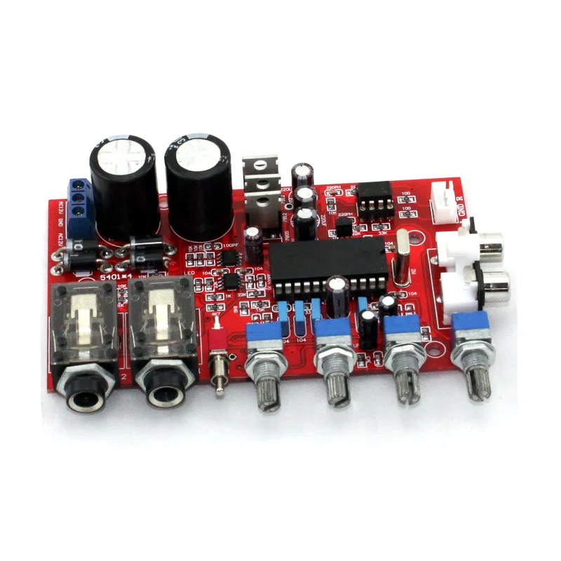 Плата предусилителя Kara OK M65831AP+ NE5532 AC12V-15V
