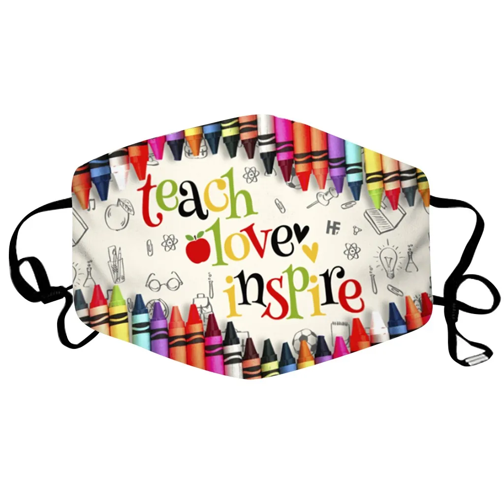 Маска многоразовая для лица с надписью и забавным принтом | Аксессуары одежды