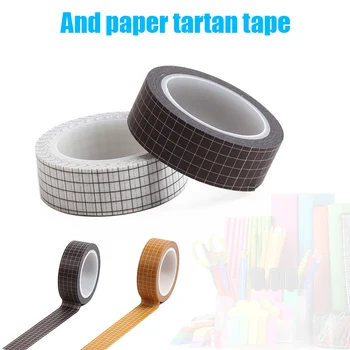 

2 PCS Washi Tape Black White Grid Masking Tape Adhesive Tapes Stickers Decorative Stationery VDX99