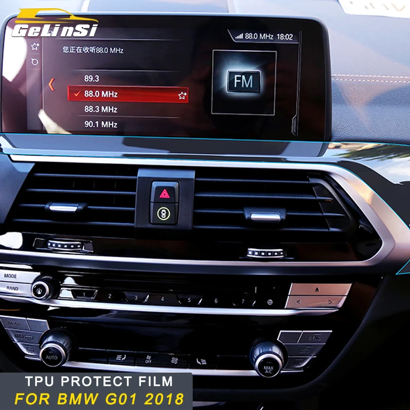 

Gelinsi For 2018 BMW X3 G02 Car Interior accessories TPU protect film sticker cover accessories