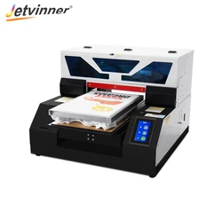 Jetvinner – imprimante automatique de t shirts à plat, avec écran tactile, pour sacs en Textile et en toile, A3 
