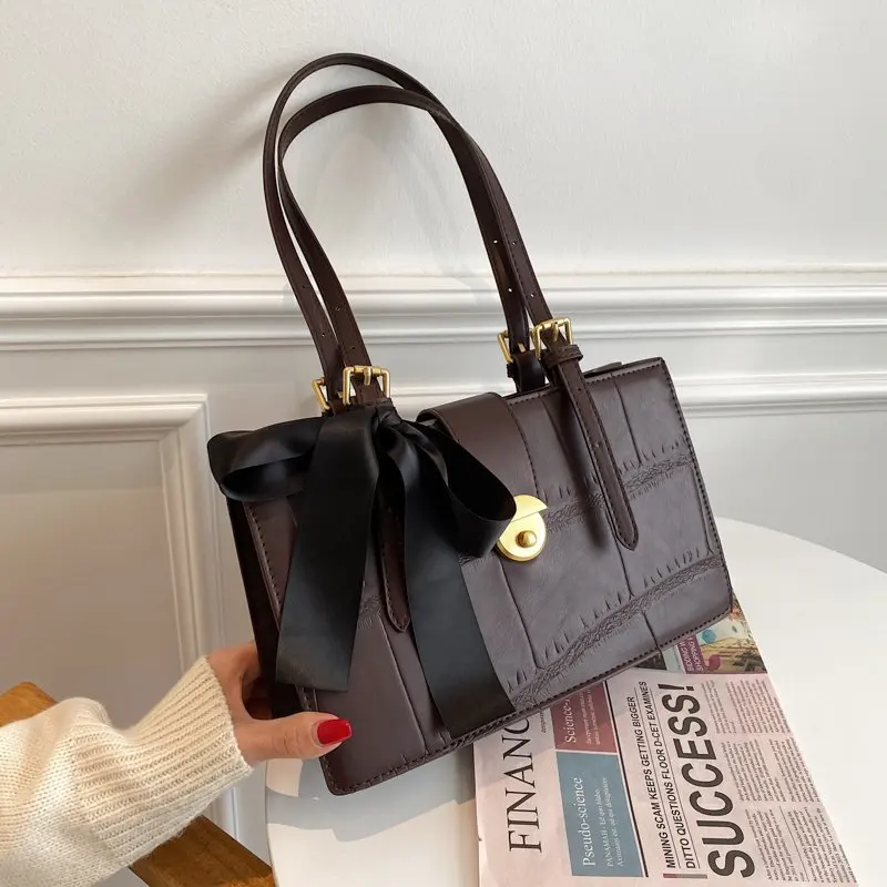 

Vintage Luxury Brand Handbag 2020 Fashion New High Quality Purpi Lady Handbag Large Shoulder Crossbody Women's Bag Girl