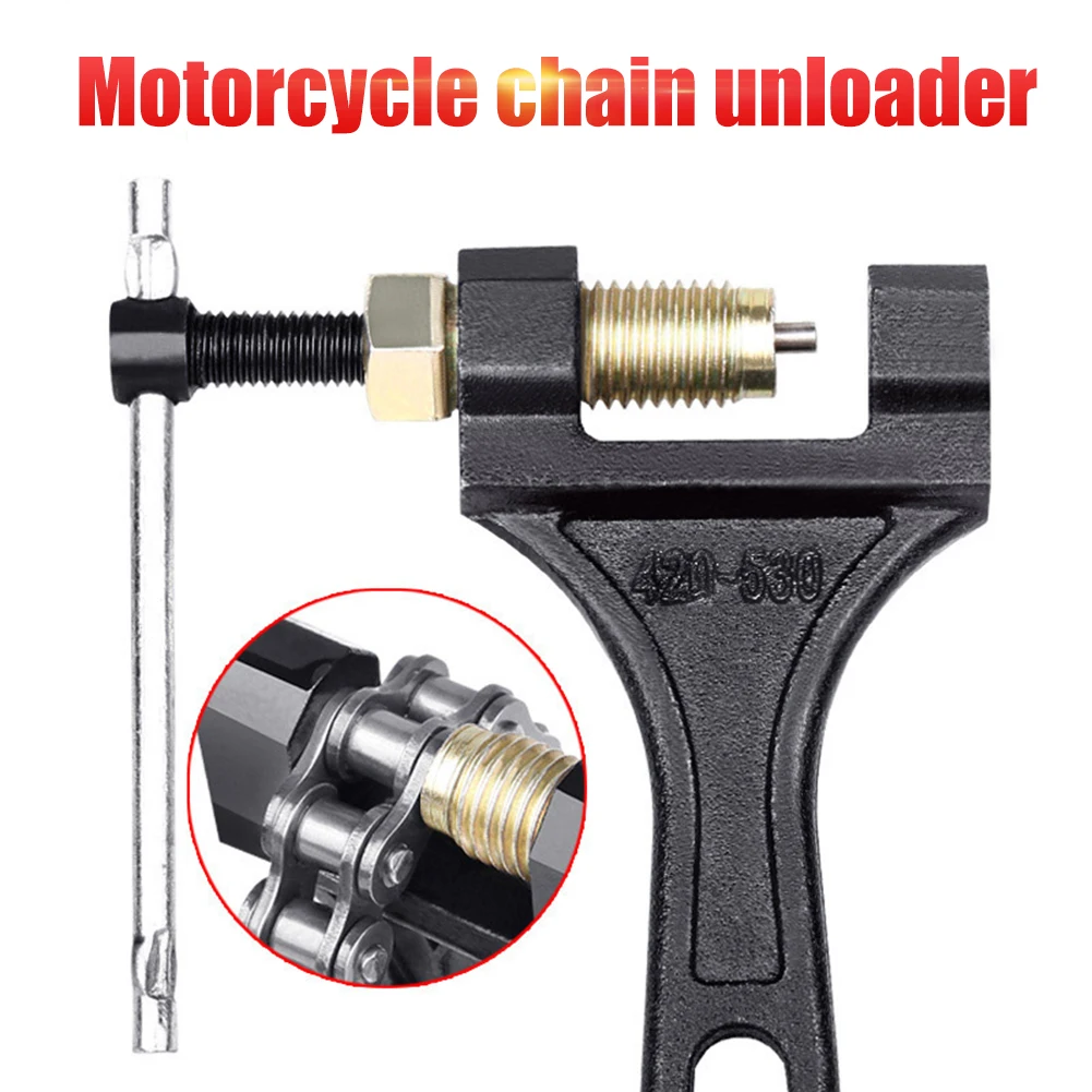 Motorcycle Chain Breaker Splitter Tool Kit Durable Bicycle Chain Pin