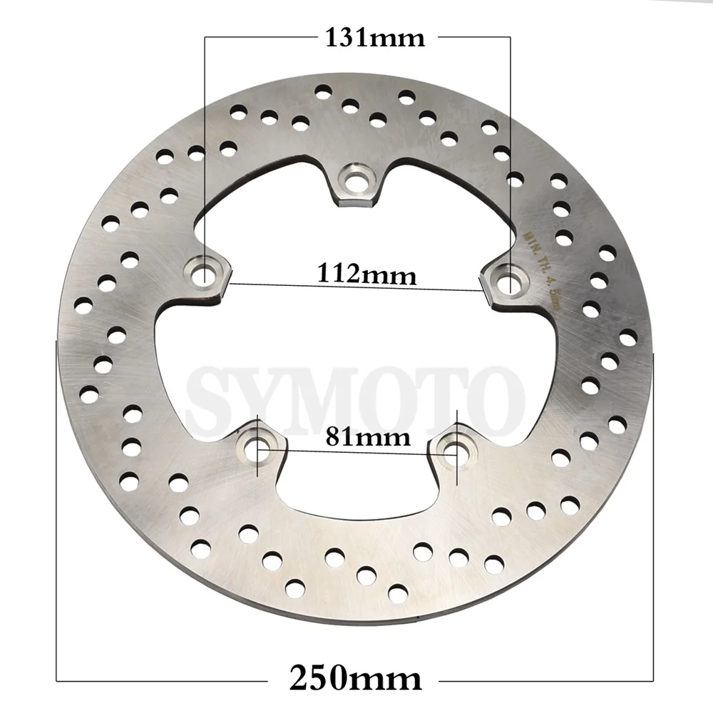 Motorcycle Brake Disc Rear For Suzuki AN650 Burgman Skywave /Non ABS/ABS 2004-2015 AN650 Burgman ABS Executive AN 650 2013 -
