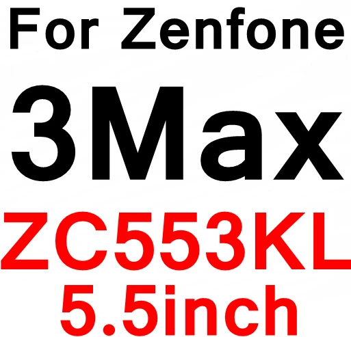 ZC553KL С уровнем твердости 9H 0,26 мм прозрачное закаленное Стекло для Asus Zenfone 2 Laser Ze500KL Ze550KL 5 GO ZC451TG Zenfone 3 Max Zc520TL ZB452KG ZC553KL ZB500KL пленка - Color: ZC553KL