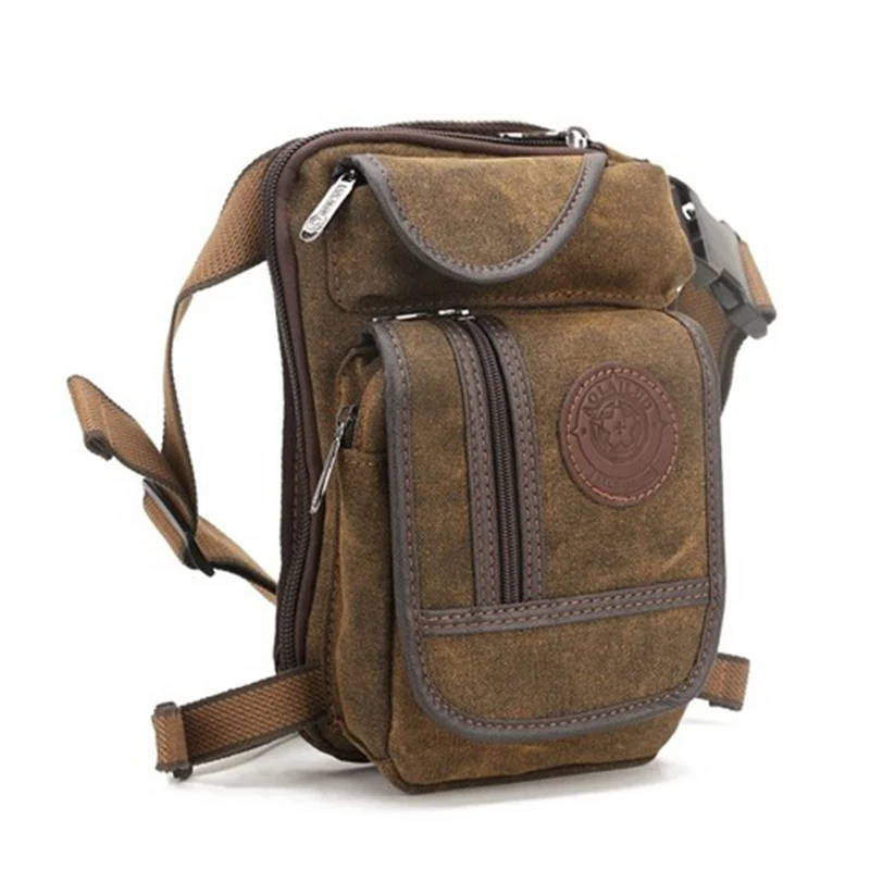 

Retro Messenger Bag Fanny Pack Fashion Canvas Waist Packs Bag Phone Multifunctional Casual Men Waist Bags