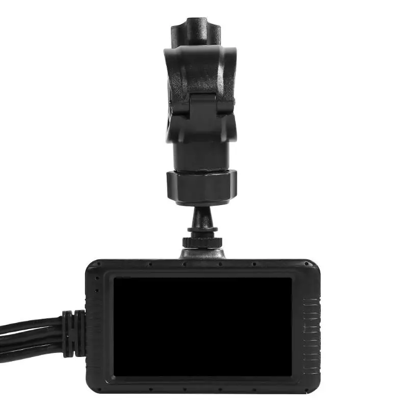 Мотоцикл dvr Dash Cam FHD 1080P+ 720P двойной объектив передний задний вид водонепроницаемый двигатель дистанционного управления экшн-камера рекордер g-сенсор