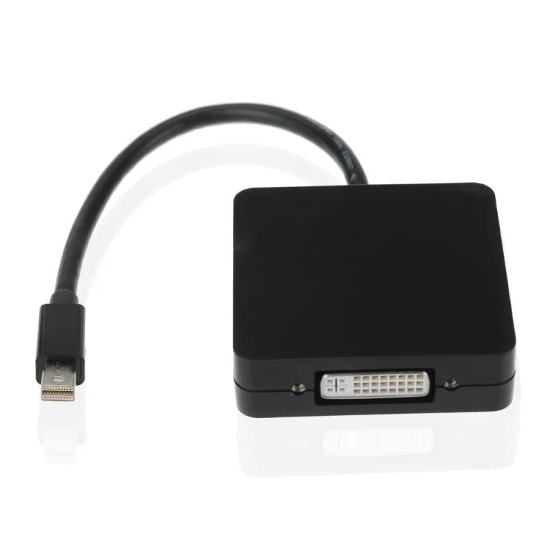 Hot 3C-3 in 1 Mini DisplayPort Lightning to HDMI / DVI / VGA Display Port Adapter Cable for Mac Book Air, Mac Book Pro, iMac and