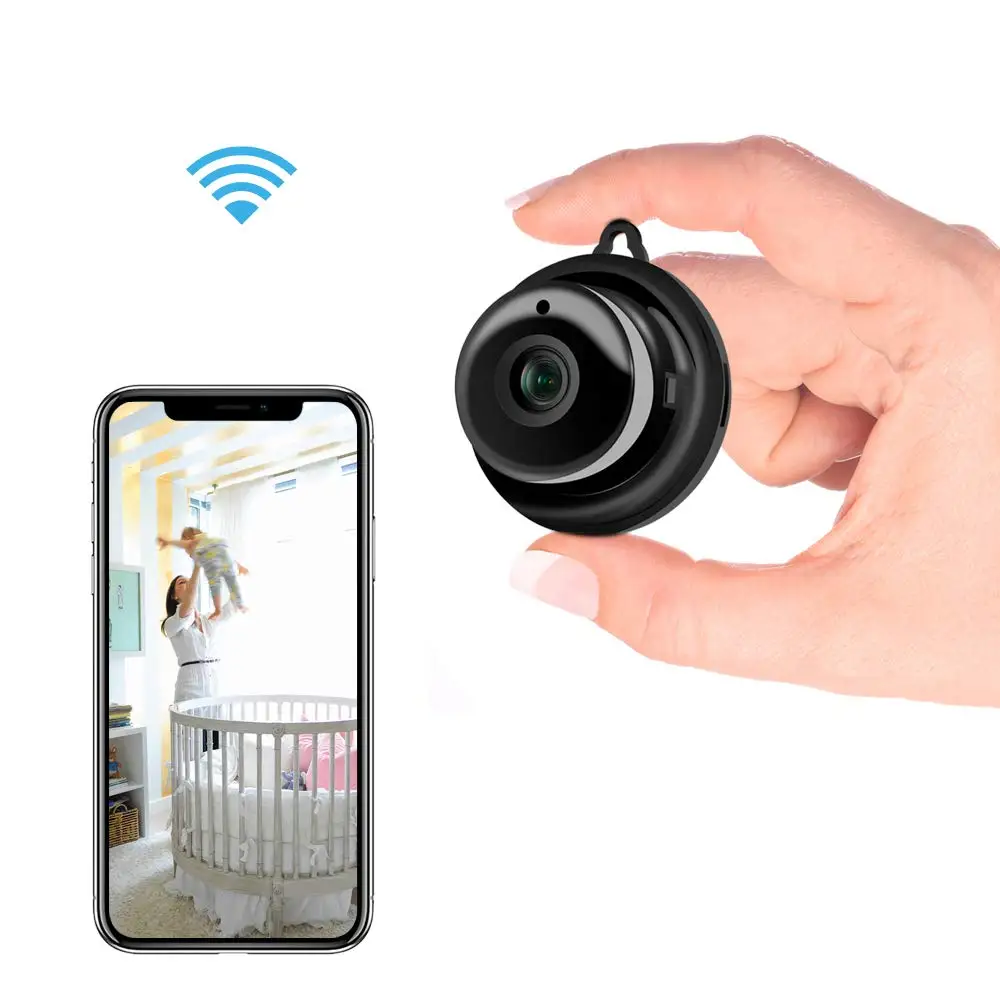Беспроводная мини WiFi камера 720P HD IR ночного видения Домашняя безопасность ip-камера CCTV Обнаружение движения Детский Монитор дистанционное управление
