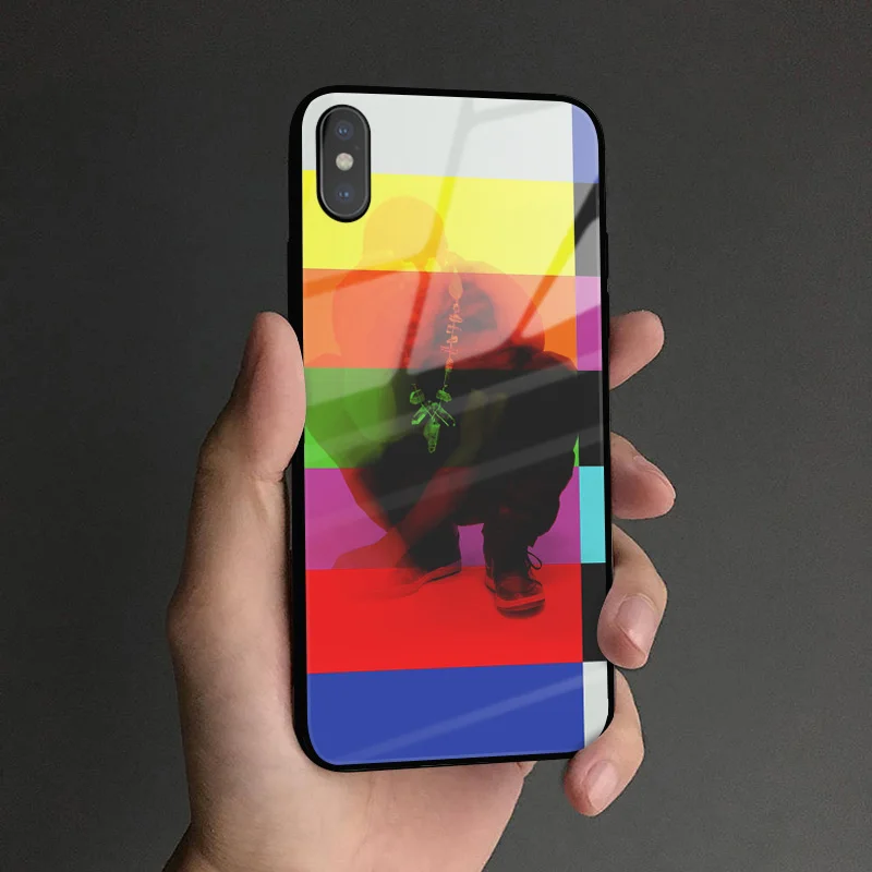 FRANKOCEAN 3 Frank Ocean Blonde rapper Coque чехол из закаленного стекла для телефона чехол для apple iPhone6 6s 7 8 Plus X XR XS 11 Pro MAX - Цвет: FRANKOCEAN 3