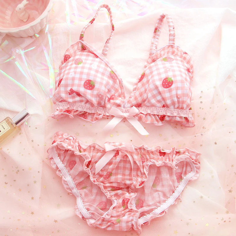 Pink strawberry underwear Clearance