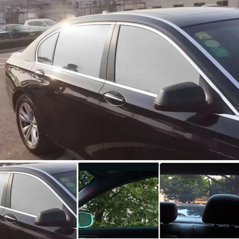 Черная Тонирующая пленка для окна автомобиля внутри односторонний светильник с управлением от жары Авто летняя защита от солнечных лучей конфиденциальность ванная комната Домашнее использование Aug. 22