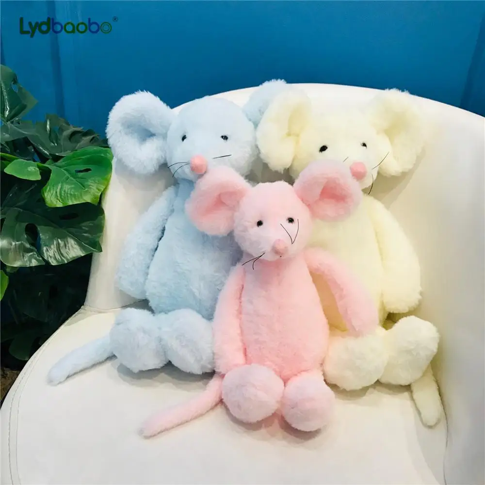 30 см/40 см Kawaii мышь плюшевые игрушки милые животные куклы мышки мягкие детские креативные пальчиковые игрушки Детские подарки на день рождения