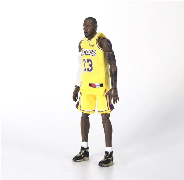 

NBA Basketball Star 1/9 Lakers Yellow Real Person Clothes 23 LeBron James Garage Kit