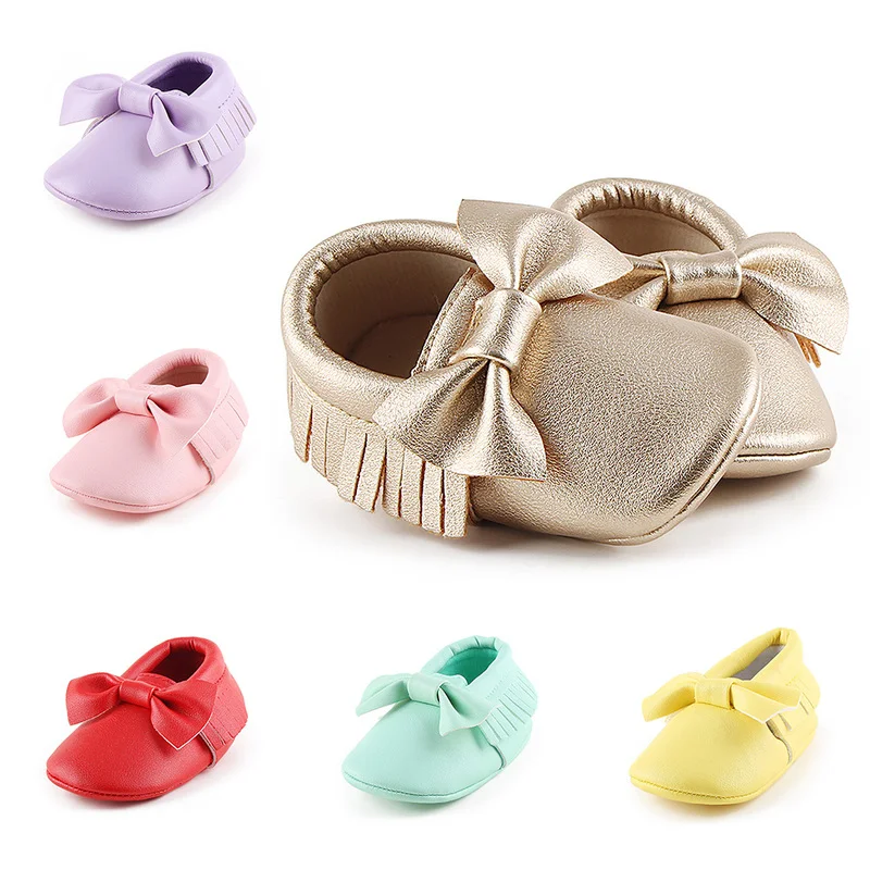 Baby Shoes Newborn Infant Boy Girl First Walker PU Sofe Sole Princess Bowknot Fringe Toddler Baby Crib Shoes Casual Moccasins Baby Shoes Newborn Infant Boy Girl First Walker PU Sofe Sole Princess Bowknot Fringe Toddler Baby Crib Shoes Casual Moccasins