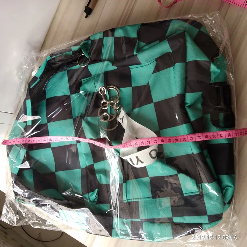 Demon Slayer: Kimetsu no Yaiba рюкзак Холщовая Сумка Kamado Tanjirou школьные сумки для девочек Mochila Feminina Nezuko сумка для ноутбука Косплей