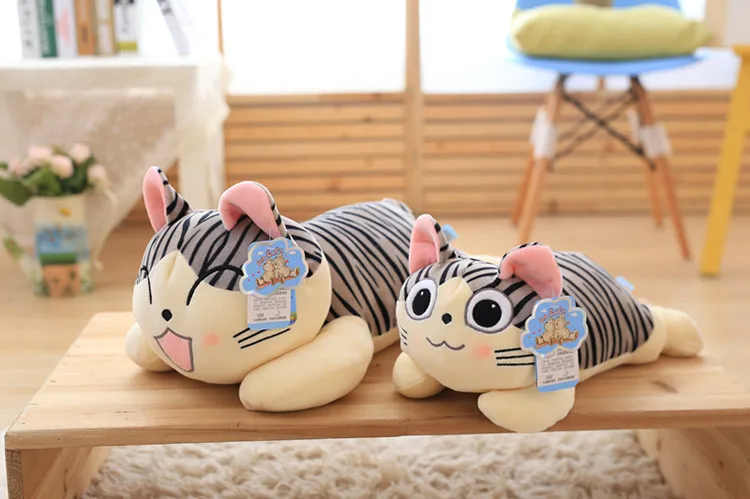 Littlecucu Dorset Authentic Software Kiss Cat Lying Pillow Papa CAT'S Plush Toy