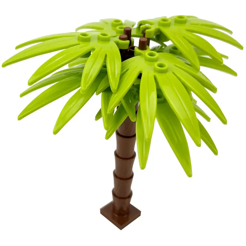 MOC Plants The Mushroom Pine Tree Flowers Building Blocks Toys for Children Assemble Blocks DIY Gifts Kids Toy 17