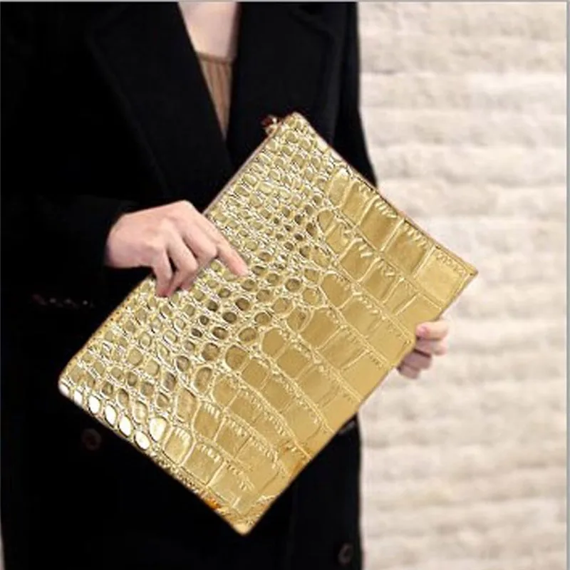 Модный женский клатч 2019 Ретро Новый леопардовый крафт бумажный конверт кошелек