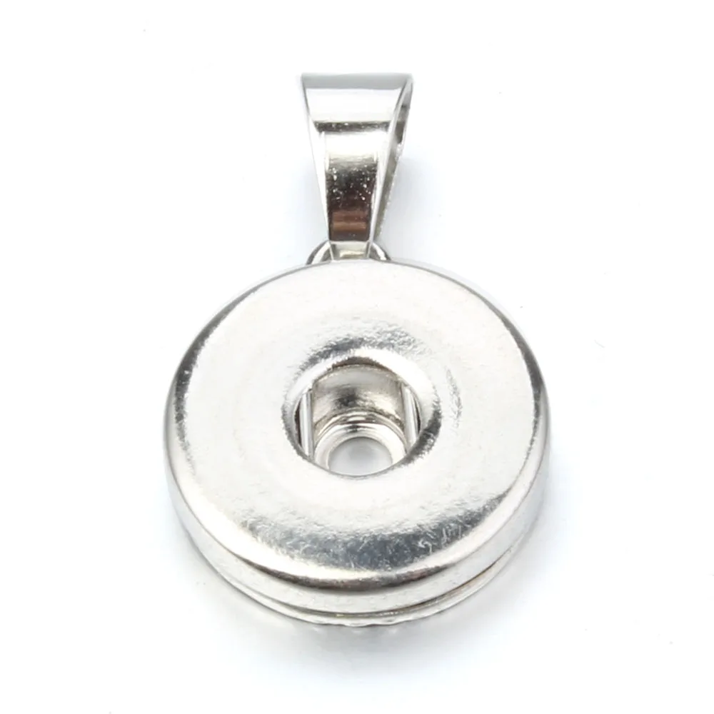 Metal Snap Buttons 10pcs/lot Interchangeable DIY Charm Snap Buttons 18mm/12mm for Make Button Bracelets Necklace