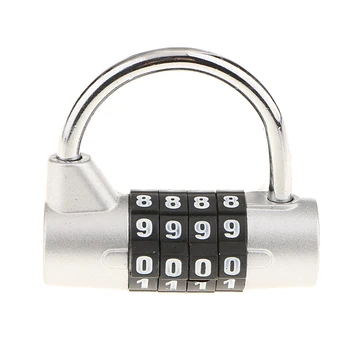 

Combination Lock 4 Digit Padlock For Gym Locker Luggage Resettable