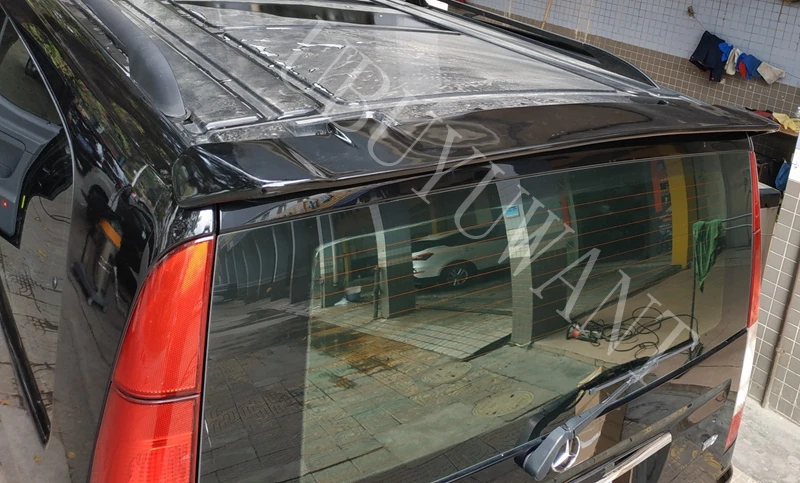 Для Mercedes-Benz VIANO 2010 2011 2012 2013 PU Материал грунтовка Цвет автомобиля задние крыло багажник спойлер