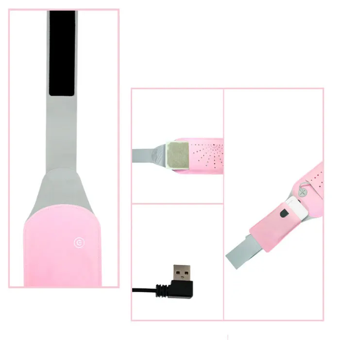 Профессиональный электрический USB нагревательный пояс для спины Brace пояс подогреватель стоп массажер при дисменорее DM-19ING