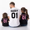Fashion Family Matching Clothes Father Daughter T-Shirts Family Look DADDY and DADDY'S GIRL 01 Daddy and Me Matching Outfits 1