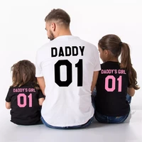 Fashion Family Matching Clothes Father Daughter T-Shirts Family Look DADDY and DADDY'S GIRL 01 Daddy and Me Matching Outfits 1