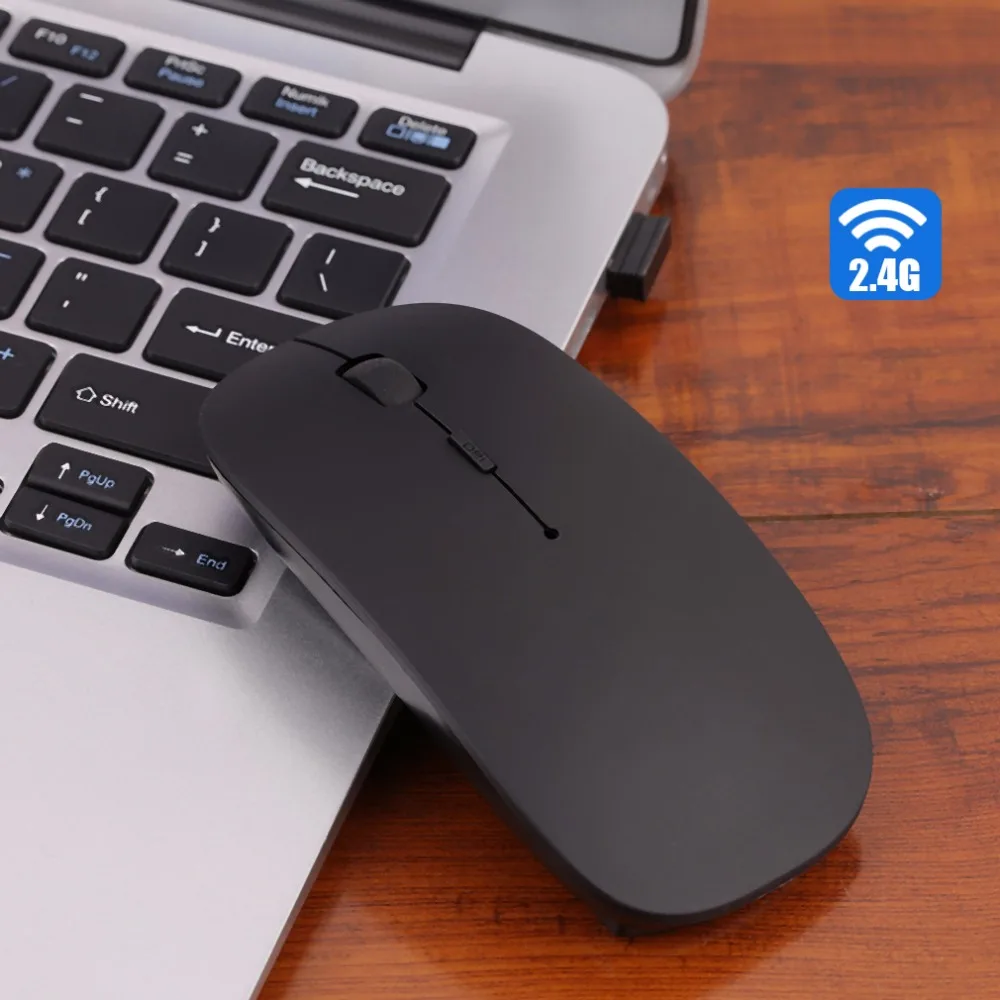 

2.4G Wireless Mouse Ultra-Thin 1200DPI Optical Mouse Mice with USB Dongle For Windows 2000 ME XP Vista 7 Laptop PC