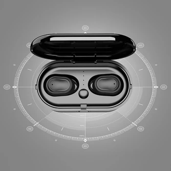 

True Wireless Earbuds Bluetooh 5.0 In-Ear 3D Stereo TWS Earphones Auto-Pair Wireless Headsets With High Definition Mic