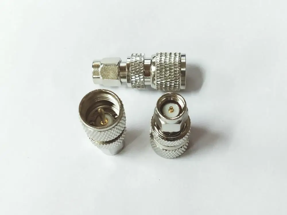 20 шт. Латунь SMA мужчин и мини UHF мужской прямой разъем RF коаксиальный