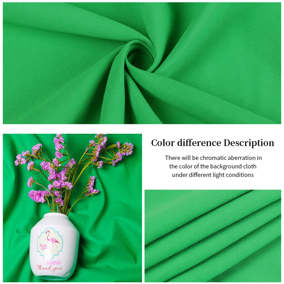 Collapsible Green Screen Backdrop for Photography Studio