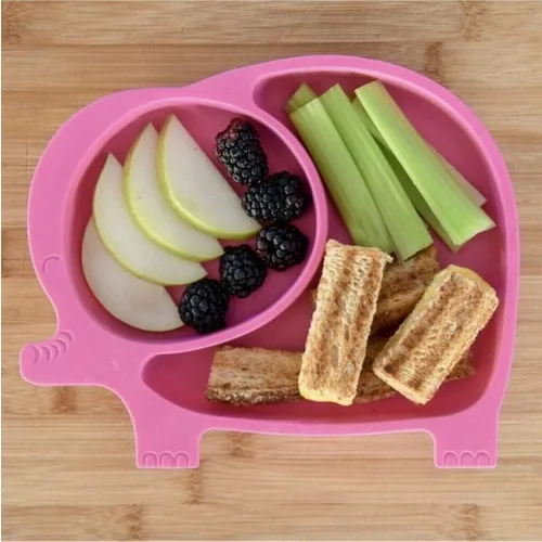 Модель слона Отдел I Love Mama пластина розовый детский Кухня мать Семья подарок 2021
