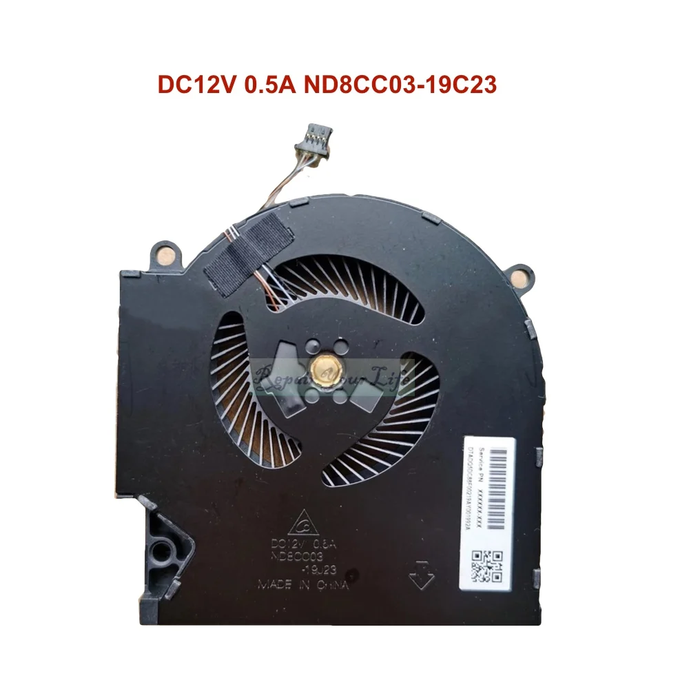 Cpu Gpu Ventilador de Refrigeração para hp Omen 15-ek Tpn-q236 Ventiladores Refrigerador Radiador M04216001 Nd8cc0219j22 19j23 M04215-001 Nd8cc03-19c23 12v Ventiladores e resfriadores - Imagem 4