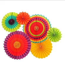 Бумага цветок на веер искусство латте Новогоднее украшение Свадебная вечеринка активности сцены декоративная подвеска Юань Шань искусство латте