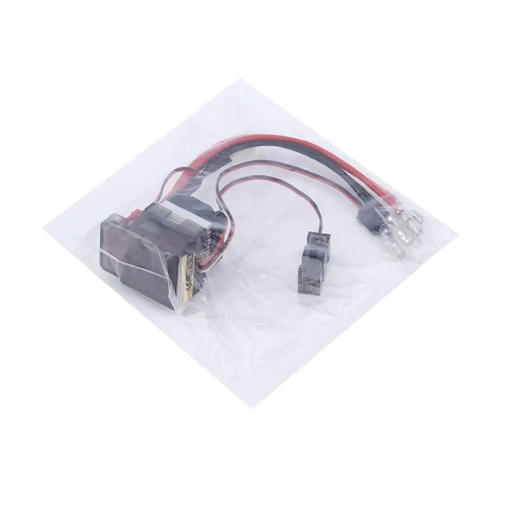 

Black + Red Low Voltage Protecting 7.2V-16V 320A High Voltage ESC Brushed Speed Controller Set for RC Car Truck