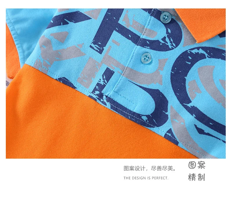Детская модная рубашка поло для мальчиков детская одежда оптом
